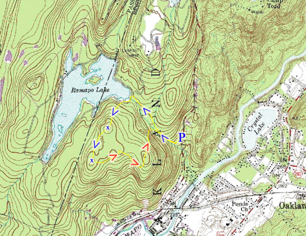 Harriman Hiker: Harriman State Park And Beyond: Ramapo Mountain regarding Ramapo Mountain State Forest Trail Map