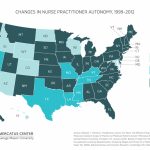 Healthcare License Turf Wars: The Effects Of Expanded Nurse Intended For Nurse Practitioner Prescriptive Authority By State Map