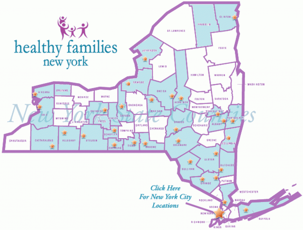 Healthy Families New York for New York State Zip Code Map