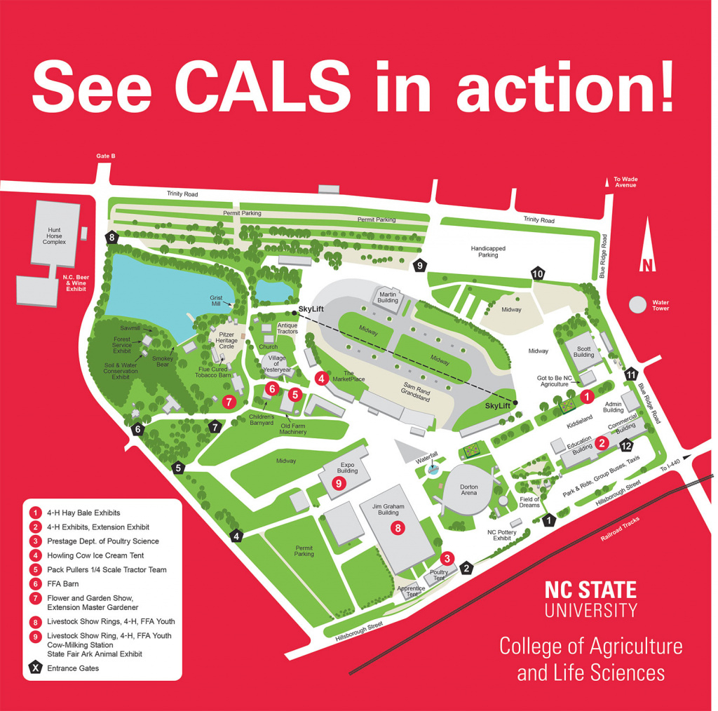 Here, There And Everywhere: Cals At The N.c. State Fair | College Of throughout Nc State Fair Map 2017