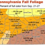 Here's A Map Of When Pennsylvania's Leaves Will Reach Peak Color With Regard To New York State Foliage Map