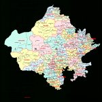 High Resolution Map Of Rajasthan [Hd]   Bragitoff Pertaining To Political Map Of Rajasthan State