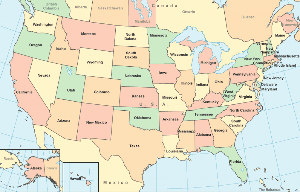High Resolution Us Map with regard to High Resolution Map Of Us States