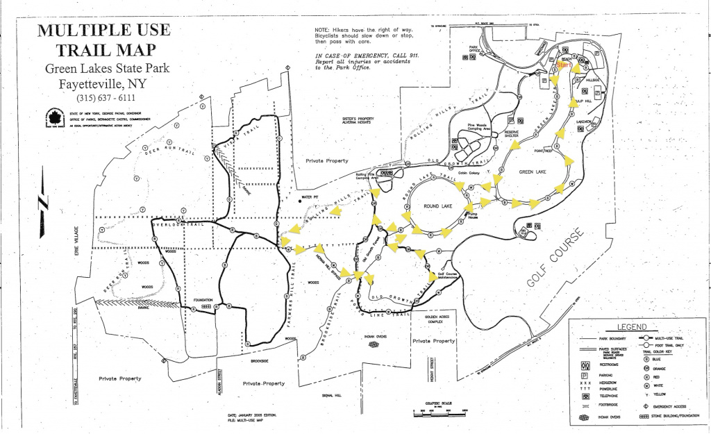 Hiking Green Lakes State Park | Theoutdoorkids with Green Lakes State Park Trail Map