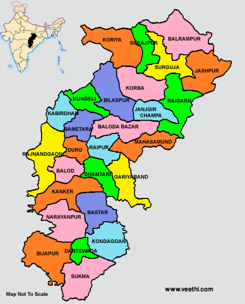 History Of Chhattisgarh « Epahuna within Kosal State Map