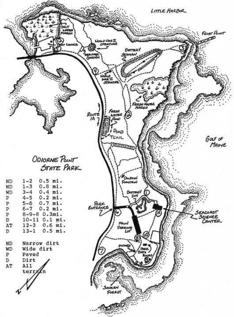 History Of Fort Dearborn for Odiorne State Park Trail Map