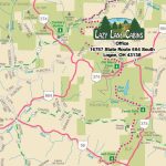 Hocking Hills Map And Cabin Rental Locations Near State Parks Intended For Ohio State Park Lodges Map