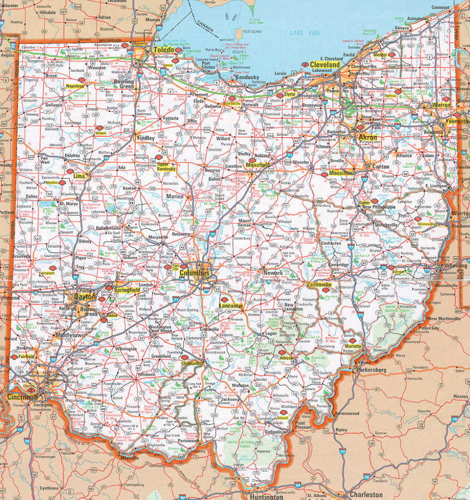 Hognews - State Pages - Ohio inside Ohio State Road Map