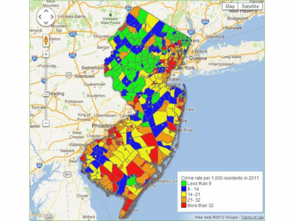 How Does Crime In Matawan And Aberdeen Compare To Neighboring Towns in New York State Crime Map