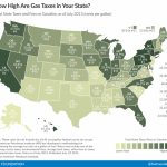 How Maine's Gas Taxes Compare With All The Other States | Mapped With Regard To Us State Tax Map