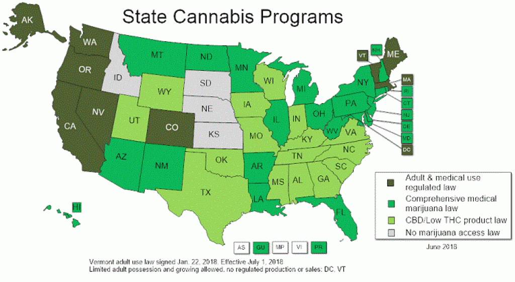 How Many Medical Marijuana States Are There? Advocates Disagree On in States That Legalized Recreational Weed Map
