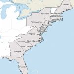 How Many States Are Along The East And West Coasts?   Geolounge: All Regarding East Coast States Map