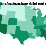 How Many States Has The Average American Visited? | Livability With Regard To What States Have I Been To Map