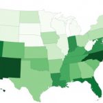 How Much Land Military Bases Take Up In Each State   Business Insider Within Military Bases By State Map