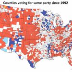 How The Red And Blue Map Evolved Over The Past Century | America Intended For Republican States Map