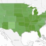 How To Create A Geographical Heat Map | Katherine S. Rowell Inside Tableau Heat Map By State