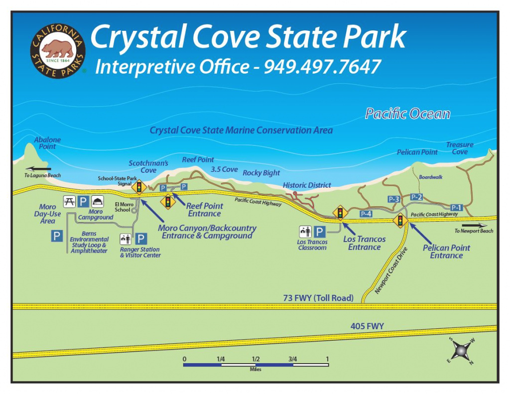 How To Find The Park | Crystal Cove intended for Crystal Cove State Beach Map