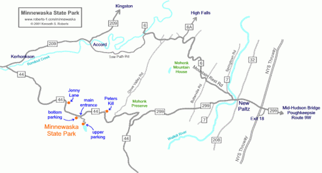 How To Get To Minnewaska intended for Minnewaska State Park Trail Map