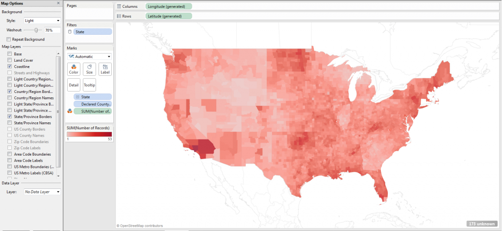 How To Make Small Multiple Maps In Tableau | Dataremixed pertaining to Tableau Heat Map By State