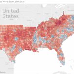How Trump Won: The South | Realclearpolitics Inside Map Of States Trump Won
