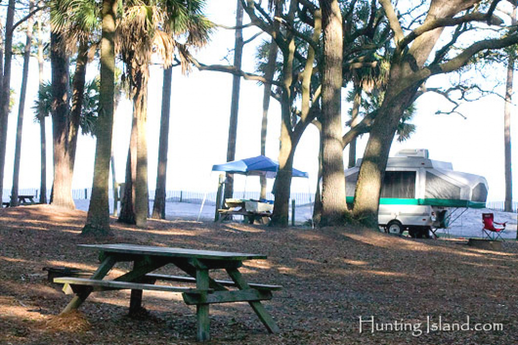 Hunting Island State Park Camping Campgrounds Rv Tent Camping intended for Hunting Island State Park Campsite Map