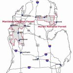 Huron Manistee National Forests   Maps & Publications With Michigan State Forest Map