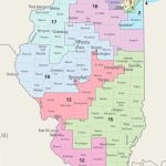 Illinois' Congressional Districts   Wikipedia Intended For Illinois State Representative District Map 2015