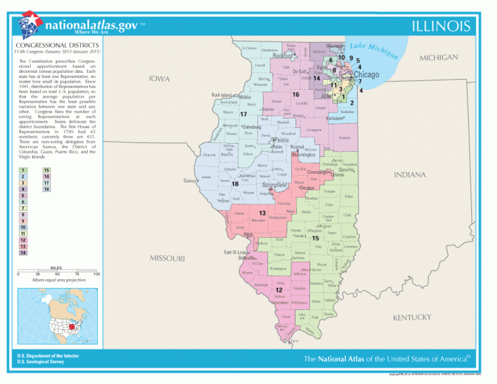 Illinois Congressional Representatives And Us Senators, Governor intended for Illinois State Representative District Map 2015
