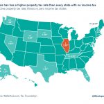 Illinois Has Higher Property Taxes Than Every State With No Income Tax Pertaining To States With No Income Tax Map