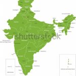 India Map States Capital Cities Stock Illustration 57649909 Regarding India Map With States And Capitals