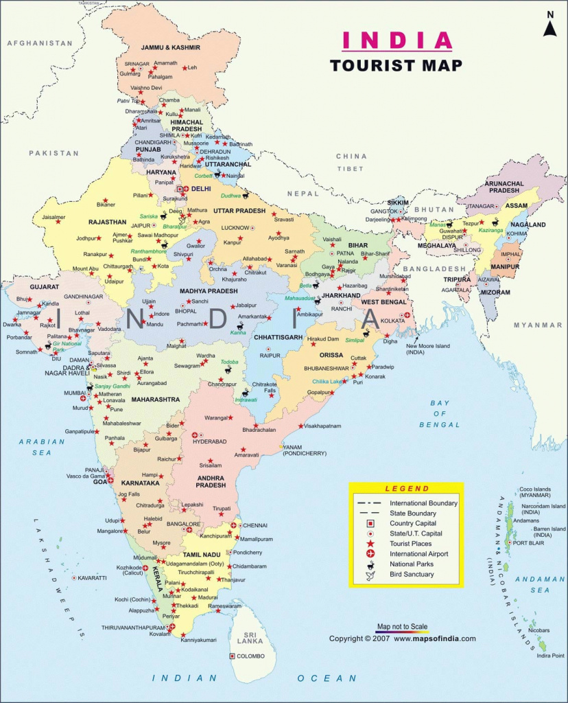 India Maps | Printable Maps Of India For Download throughout Map Of India With States And Cities Pdf