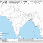 India Political Map Blank Pdf India Current Political Leaders India With Regard To India Blank Map With States Pdf