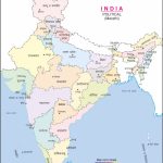 India Political Map In Marathi, Map Of India In Marathi With India Map Pdf With States