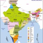 Indian Languages Map, Languages Of India In India Map With States Name In Hindi