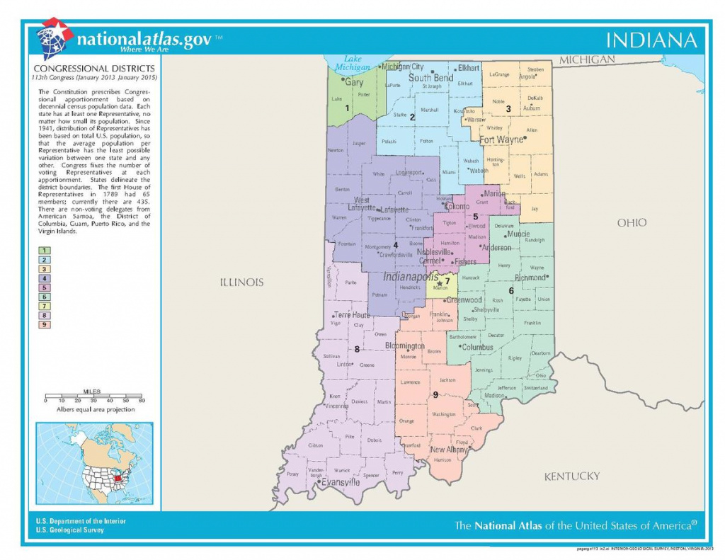 Indiana&amp;#039;s Congressional Districts - Wikipedia inside Ny State Representative District Map