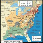 Industry & Agriculture In The North & South Map,1860Maps Pertaining To United States Industry Map