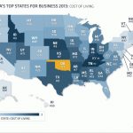Infographics: Mapping The States In Cost Of Living By State Map