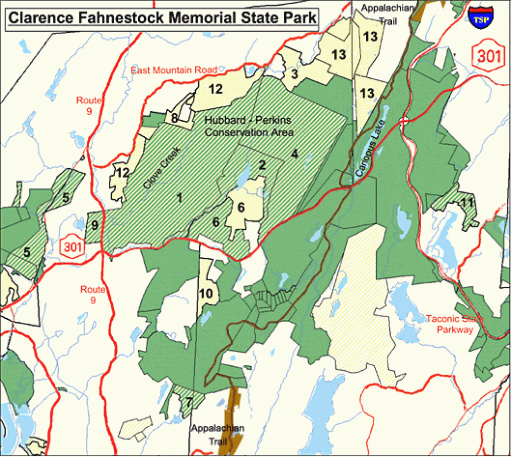Interactive Map - Clarence Fahnestock State Park - Open Space Institute regarding Fahnestock State Park Trail Map