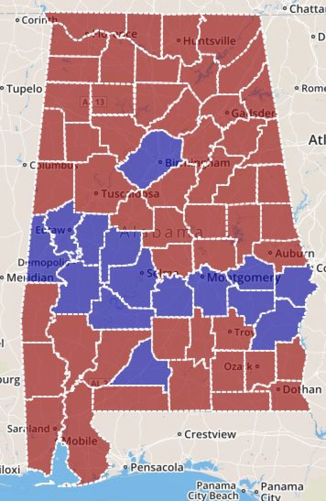 Interactive Maps Of Alabama with regard to Alabama State Senate Map