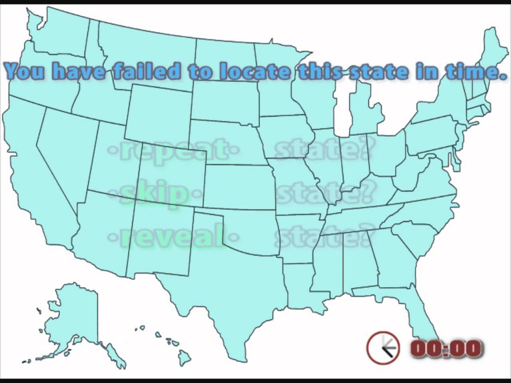 Interactive United States Map Quiz - Where Is Alaska? - Youtube with Interactive State Map