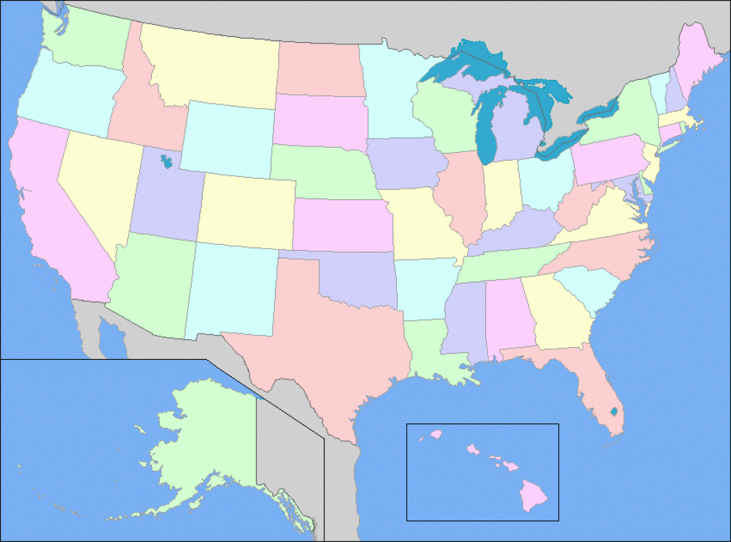 Interactive Us Map - United States Map Of States And Capitals throughout Interactive State Map