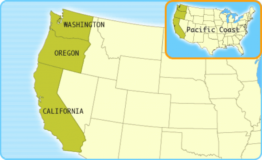 Interactives . United States History Map . Fifty States pertaining to Pacific States Map