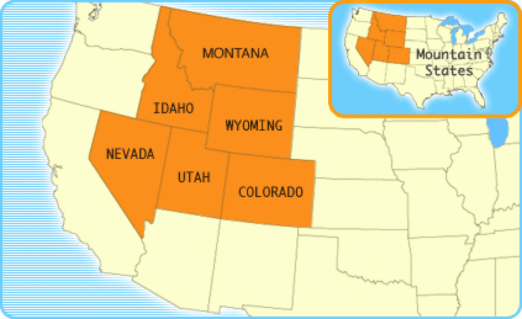 Interactives . United States History Map . Fifty States within Us Map Rocky Mountain States