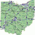 Interstate Map Of Ohio And Travel Information | Download Free Pertaining To Ohio State Road Map