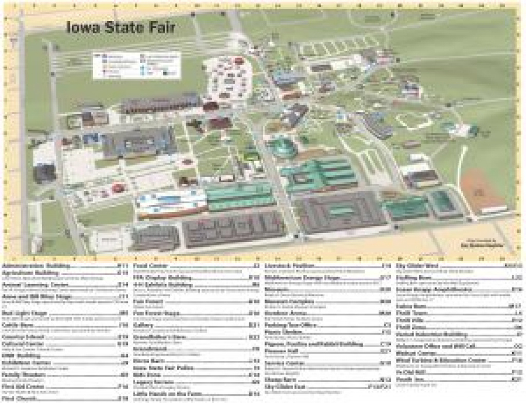 Iowa State Fair August 9-19, 2018 | Des Moines, Ia in Iowa State Fair Parking Map