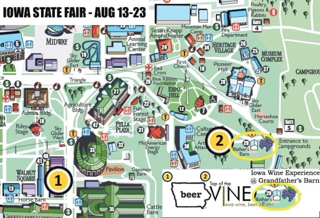 Iowa State Fairgrounds Map Bnhspine in Iowa State Fair Parade Route