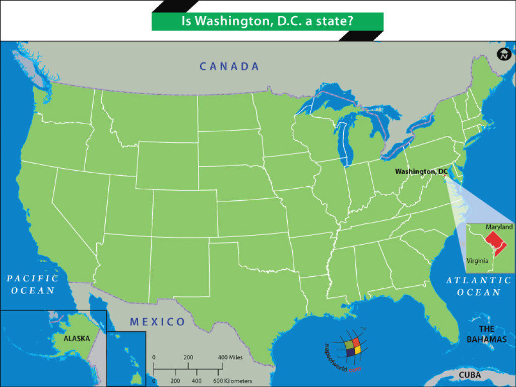 Is Washington, D.c. A State? - Answers intended for Map Of Washington Dc And Surrounding States