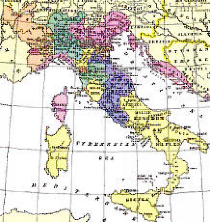 Italian States Map