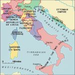 Italy During The Renaissance Regarding Italian States Map