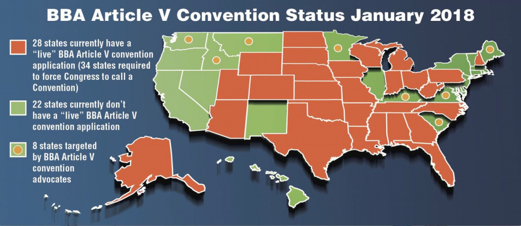 Jbs State Issues with regard to Convention Of States Map
